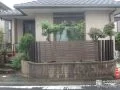 アーチ状の前庭をデザイン性良く目隠しするリフォーム工事