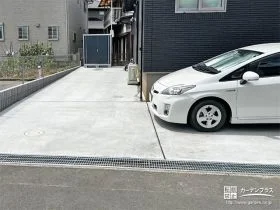 高低差のあるお住まいの安全に配慮した新築外構