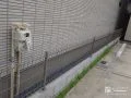 圧迫感のないメッシュフェンス