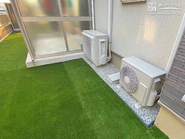 キッズスペースにおすすめな人工芝のお庭工事