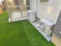 キッズスペースにおすすめな人工芝のお庭工事