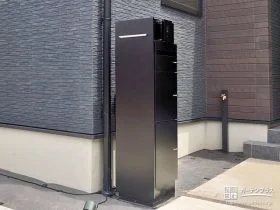 ノイズレスな機能門柱「ミース」[施工後]