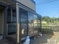 素足のまま洗濯物を干せる快適な家事空間のテラス囲い設置工事