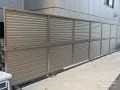しっかり目隠ししながらも圧迫感を与えないフェンス設置工事