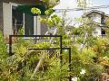 植栽スペースのアクセントになるフェンス