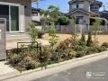 門まわりやお庭を彩る植栽スペース