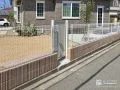 裏側からの動線となる主庭門扉