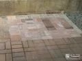 玄関ポーチのインターロッキングを再敷設