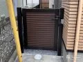 お庭が丸見えにならない門扉