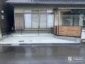 ブロック塀を撤去し駐車スペースを拡張したコンクリート打設工事