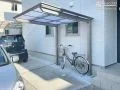 雨の日も焦ることなく出発できる駐輪スペース