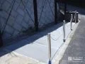 可愛らしい花壇がアクセントの快適かつ安心な駐車スペース工事