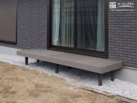 お庭へのアクセス性を高めるリウッドデッキ[施工後]
