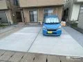 ブラックカラーの目地を入れかっこよく仕上げた駐車スペース工事