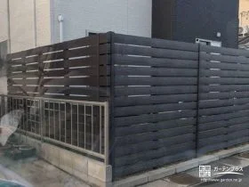 目隠しフェンスを設置し快適なお庭空間[施工後]