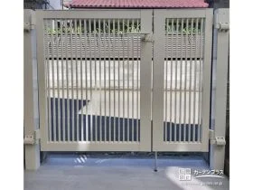 状況に応じて開放できる親子開き門扉[施工後]