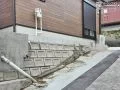 土砂の流出を防ぐ土留め