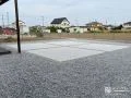2色のインターロッキングで彩った水はけのよいお庭工事