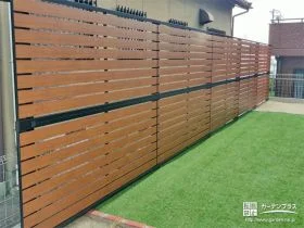 おしゃれで洗練された印象を与える目隠しフェンスの設置工事