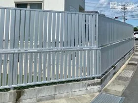 プライベート空間となったお庭のリフォーム工事