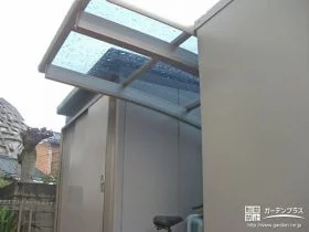 隙間スペースを有効活用したサイクルポート付き駐輪スペース[施工後]