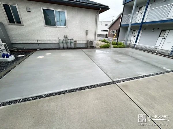 No.23602 土間コンクリートを打設して停められるお車の台数を増やした工事[施工後]