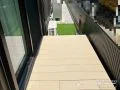木の温もりと緑が調和する快適なアウトドアリビング施工工事