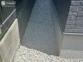 土の汚れから建物を守る砂利敷き工事