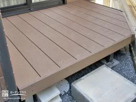お庭を有効活用するウッドデッキ[施工後]