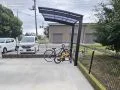 開放的な印象をもたらすサイクルポート