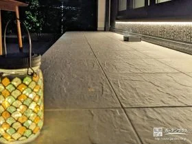 夜のお庭も楽しめる工夫を施したお庭[施工後]