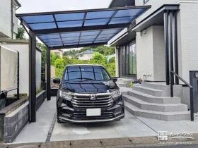使い勝手や見え方など考慮し段階的に計画した新築外構