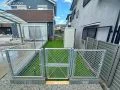 わんちゃんも大喜びのドッグラン延長リフォーム工事