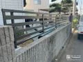 程よく目隠ししてくれる圧迫感のないフェンス