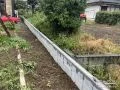 敷地境界を明確にしお子様がお庭で遊ばれる際も安心な境界塀工事