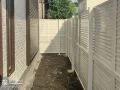 お庭や室内で気兼ねなく寛げる目隠しフェンスの設置工事