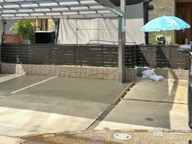 駐車スペースの拡張工事[施工後]