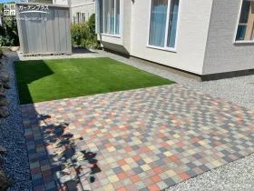 ご家族の思い出が増えるお庭の雑草対策リフォーム工事