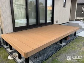 永く綺麗にお使いいただけるウッドデッキ[施工後]