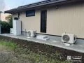 天然芝が心地良いお住まいの犬走りへのコンクリート打設工事