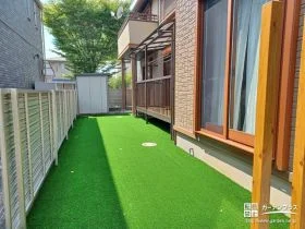 草むしりなどのお手入れから解放され眺めを楽しめるお庭工事