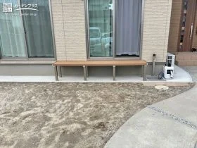 家族のリラックススペースとなる濡れ縁[施工後]