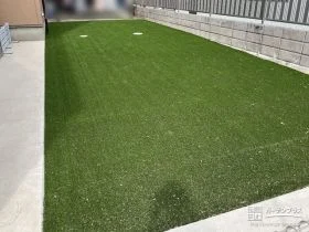高温に強くふかふかの質感を永くお楽しみいただける人工芝工事