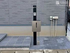 モダンアートのような美しい機能門柱[施工後]