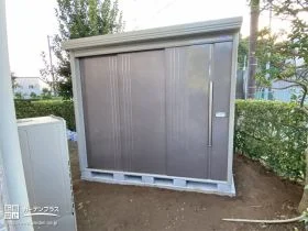 様々な荷物をすっきりと収納できる便利な保管スペースの設置工事