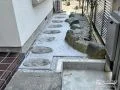 雑草対策万全の建物周り