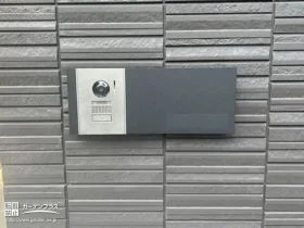 高級感のあるノイズレスなインターホンカバー[施工後]