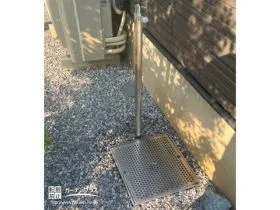 スペースを取らないスタイリッシュな立水栓[施工後]