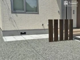 目隠しもできる多目的スペースを設置[施工後]