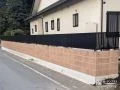 ブロックとフェンスを組合わせて圧迫感なくお住まいを守る工事